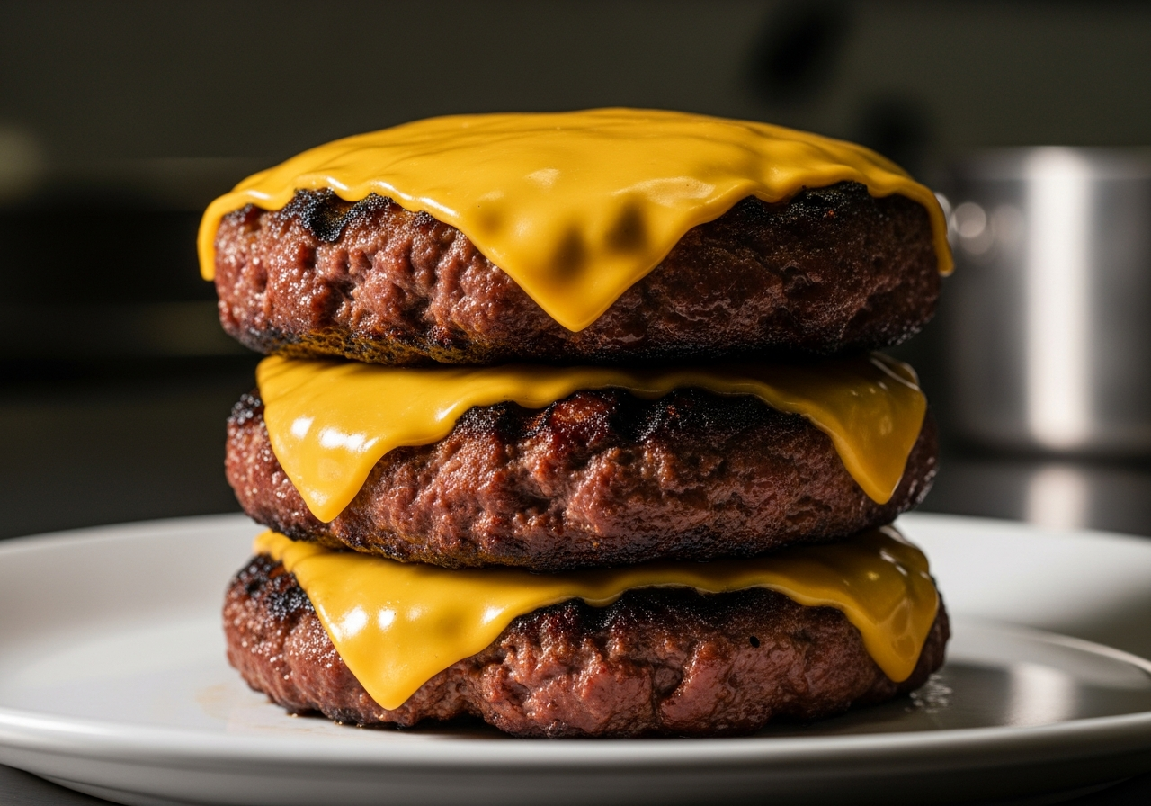 Air Fryer Juicy Low Carb Beef Burger Patties