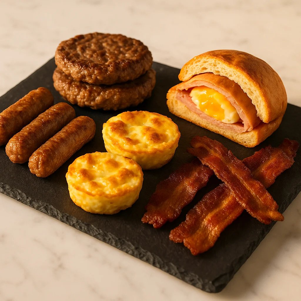 Carnivore Breakfast, Fast: 7 Air Fryer Grab-and-Go Meals for Steady Morning Blood Sugar