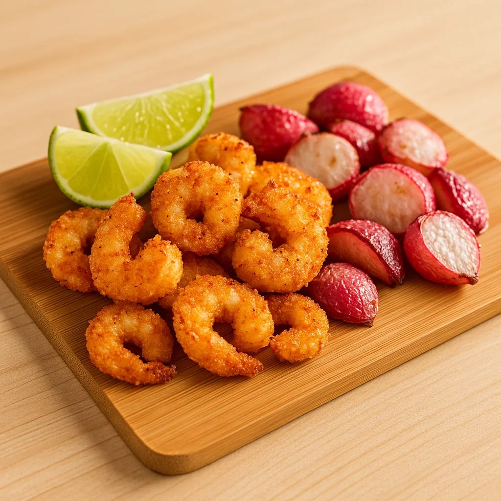 Chile Lime Crispy Shrimp Bites in the Air Fryer