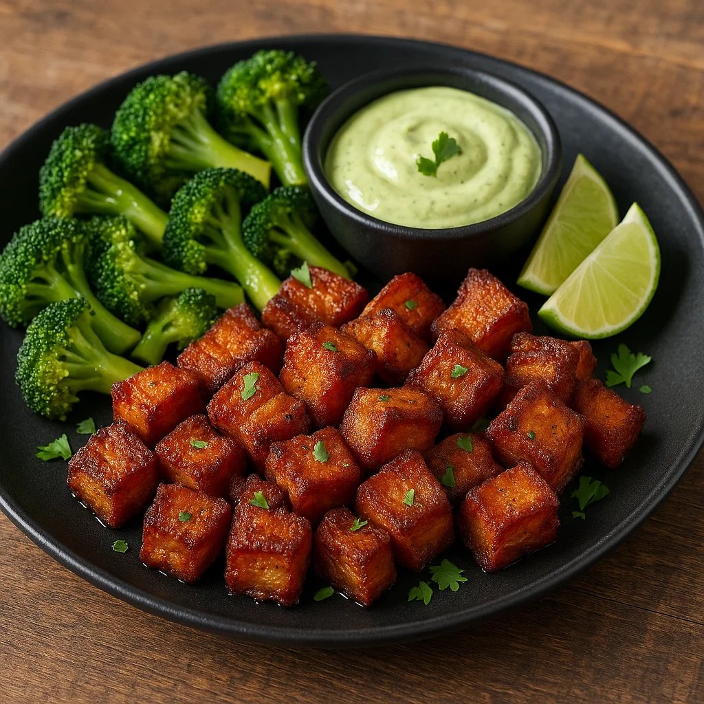 Crispy Chili Lime Pork Belly Bites in the Air Fryer