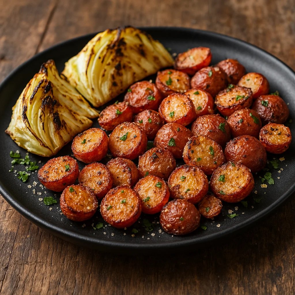Crispy Parmesan Garlic Air Fryer Radishes