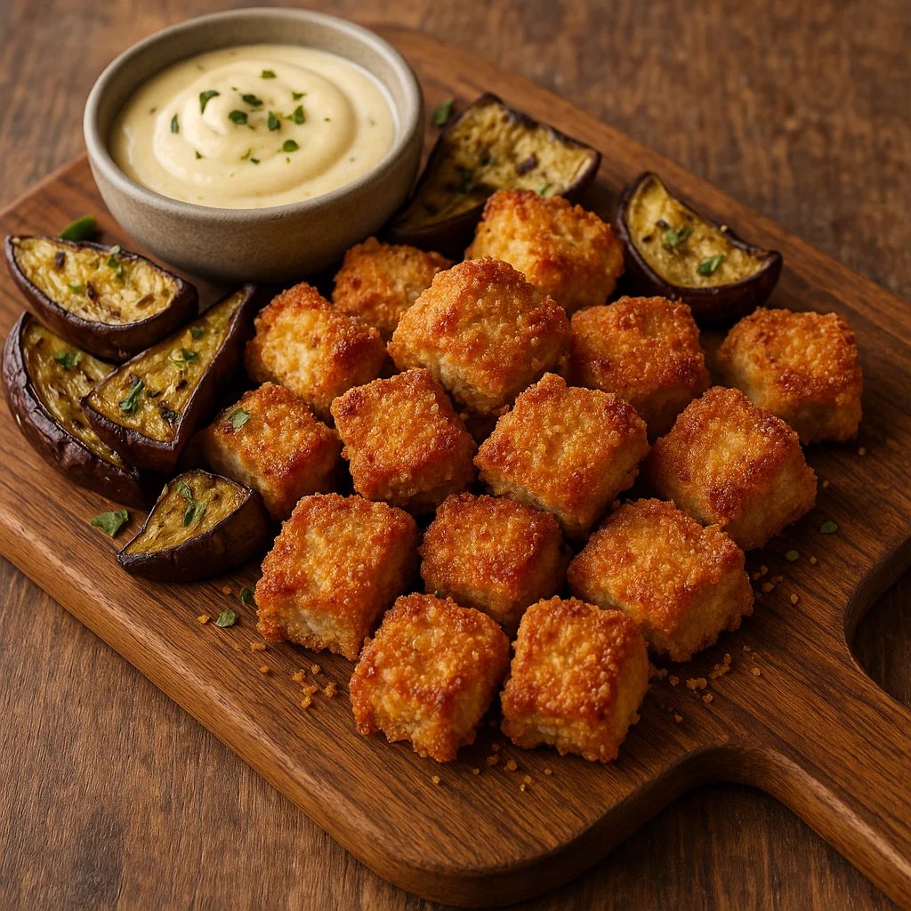Crispy Parmesan Pork Chop Bites
