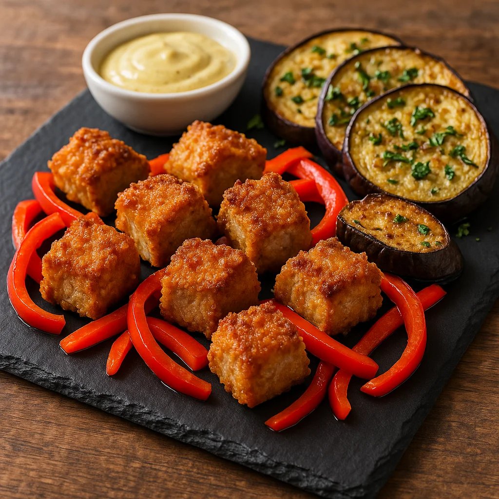 Crispy Parmesan Pork Tenderloin Bites