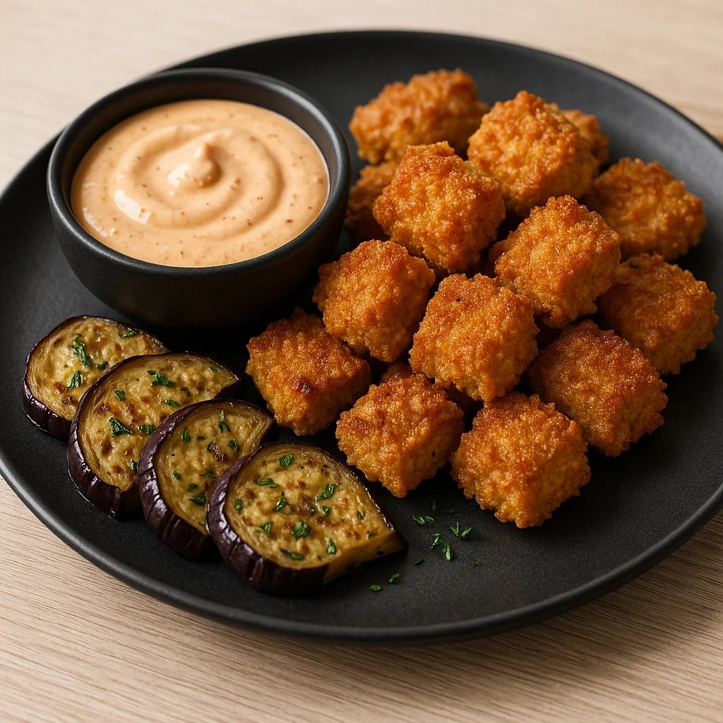 Crispy Pork Chop Bites with Chipotle Lime Dip